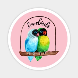 A Couple of Lovebirds Magnet